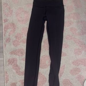 black lulu lemon align leggings
